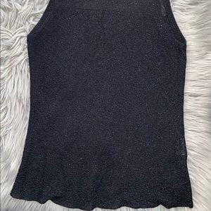 Perfect girls night out sheer shimmery shirt.
